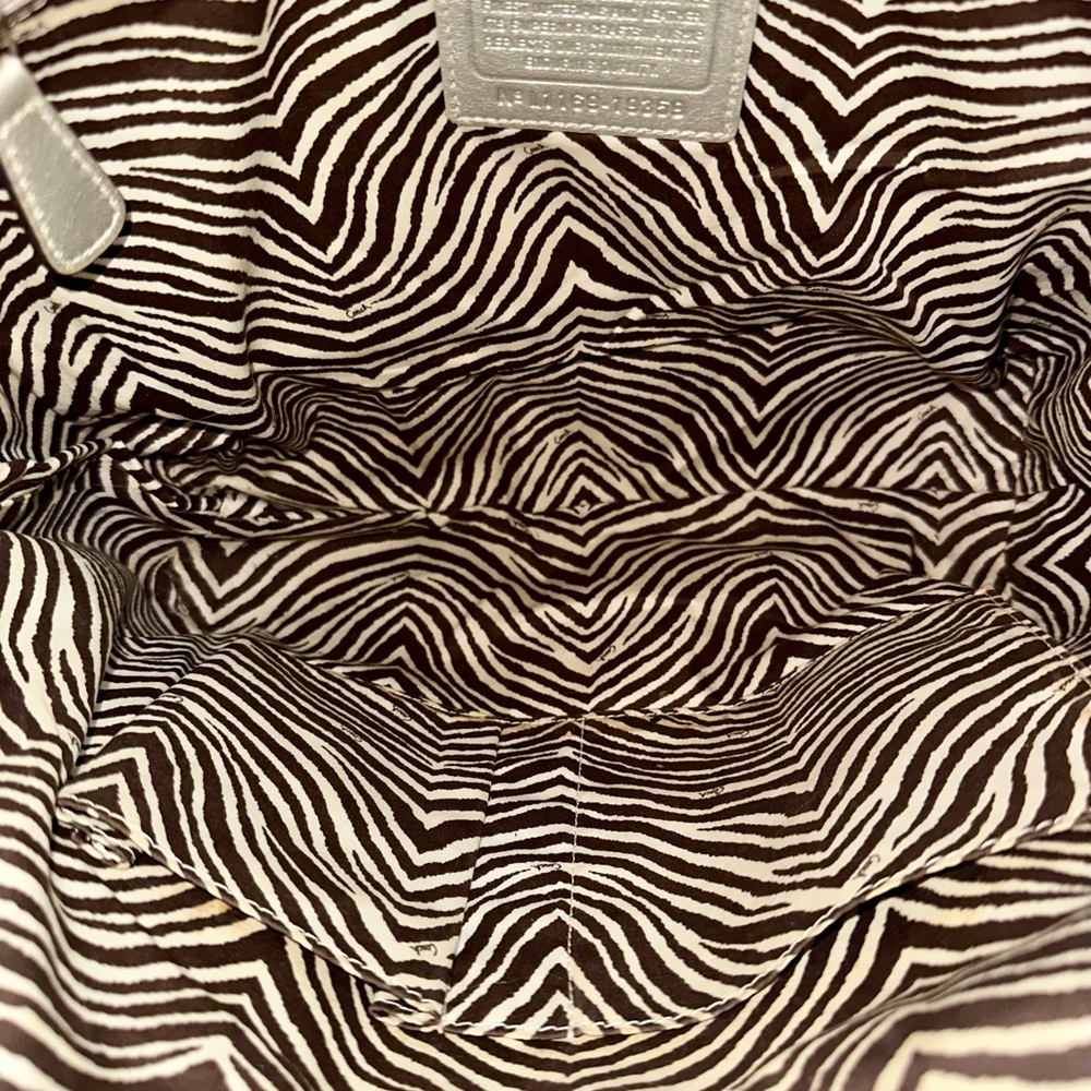 Coach Straw Python Hamptons Tote - Picture 9 of 12